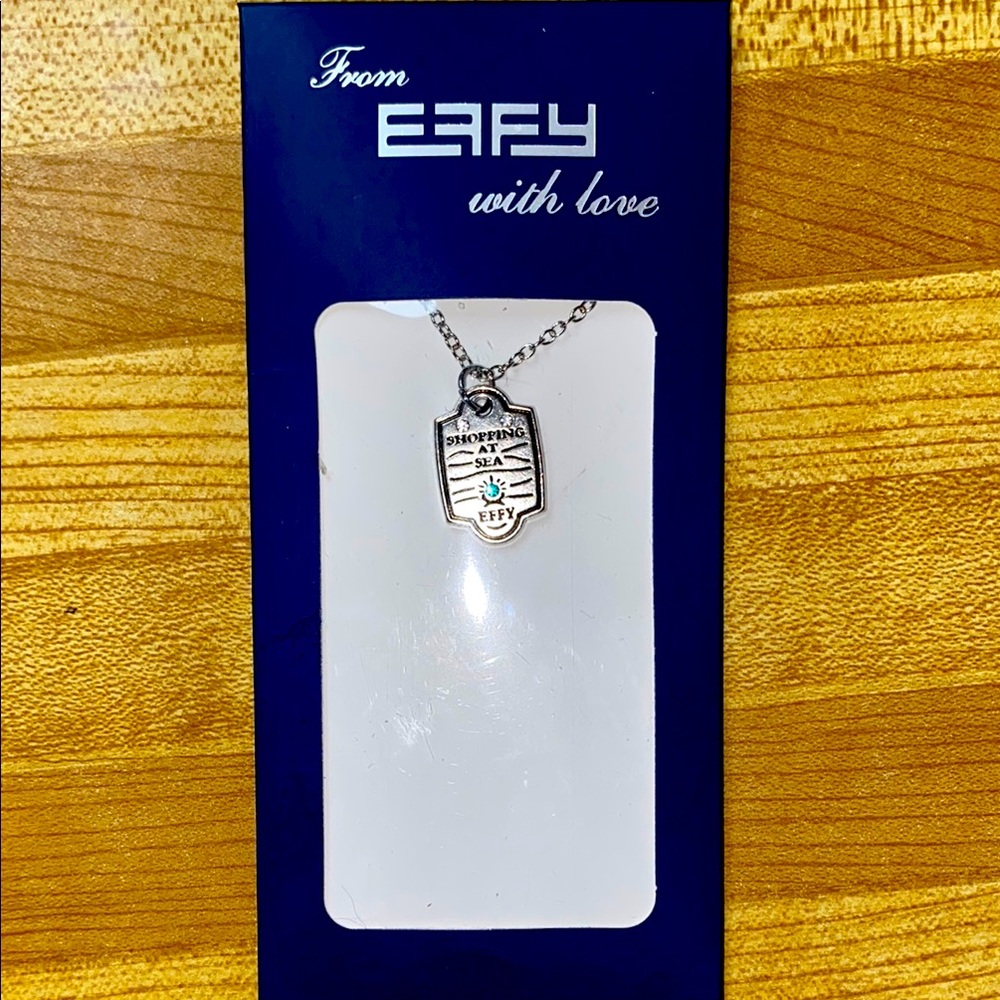EFFY Silver Pendant Necklace “Shopping at sea”